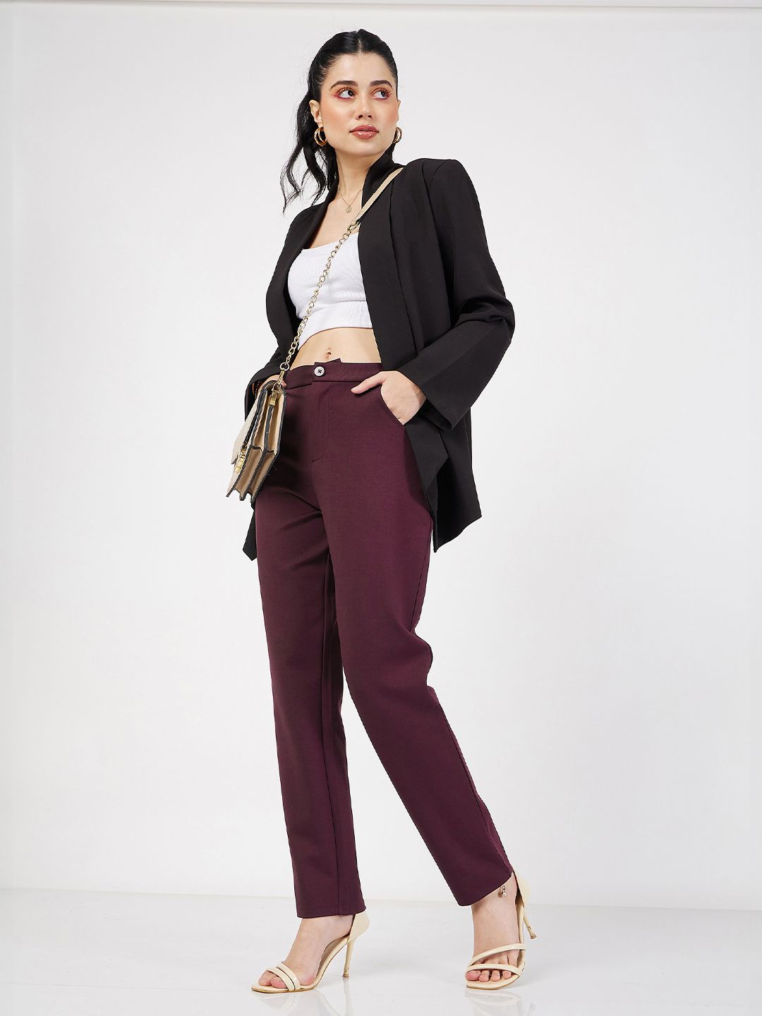 SASSAFRAS Women Slim Fit Trousers
