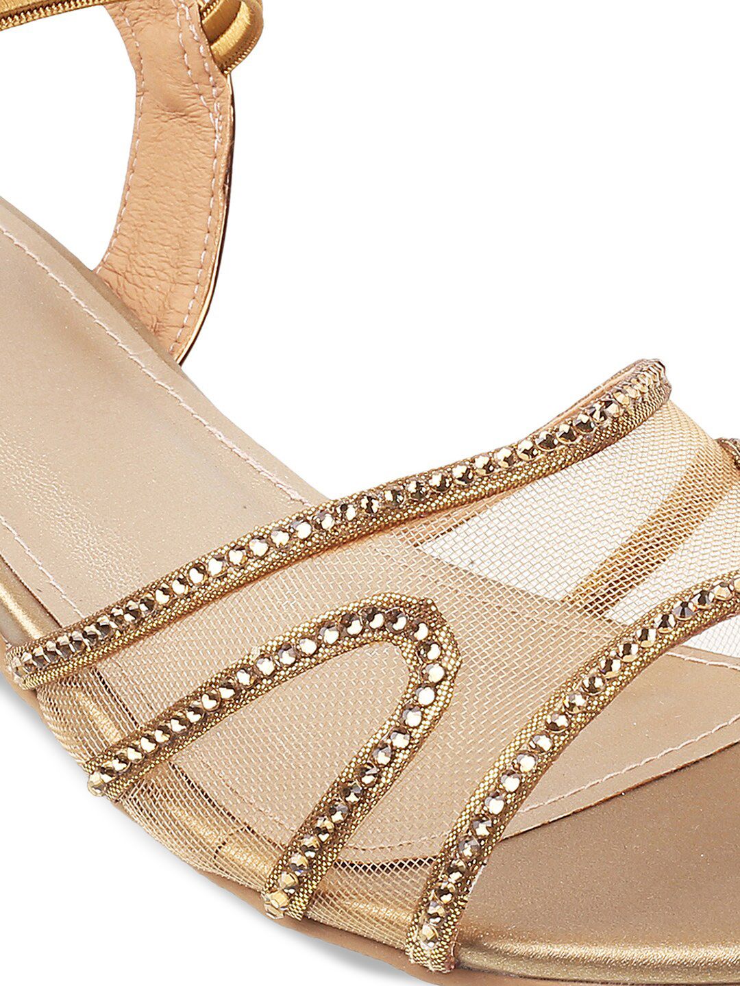 Mochi Embellished Backstrap Kitten Heels
