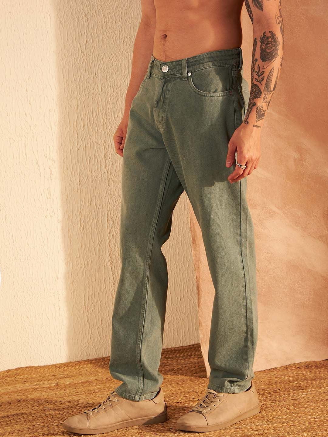 DENNISON Men Comfort Baggy Fit Non Stretchable Cotton Jeans