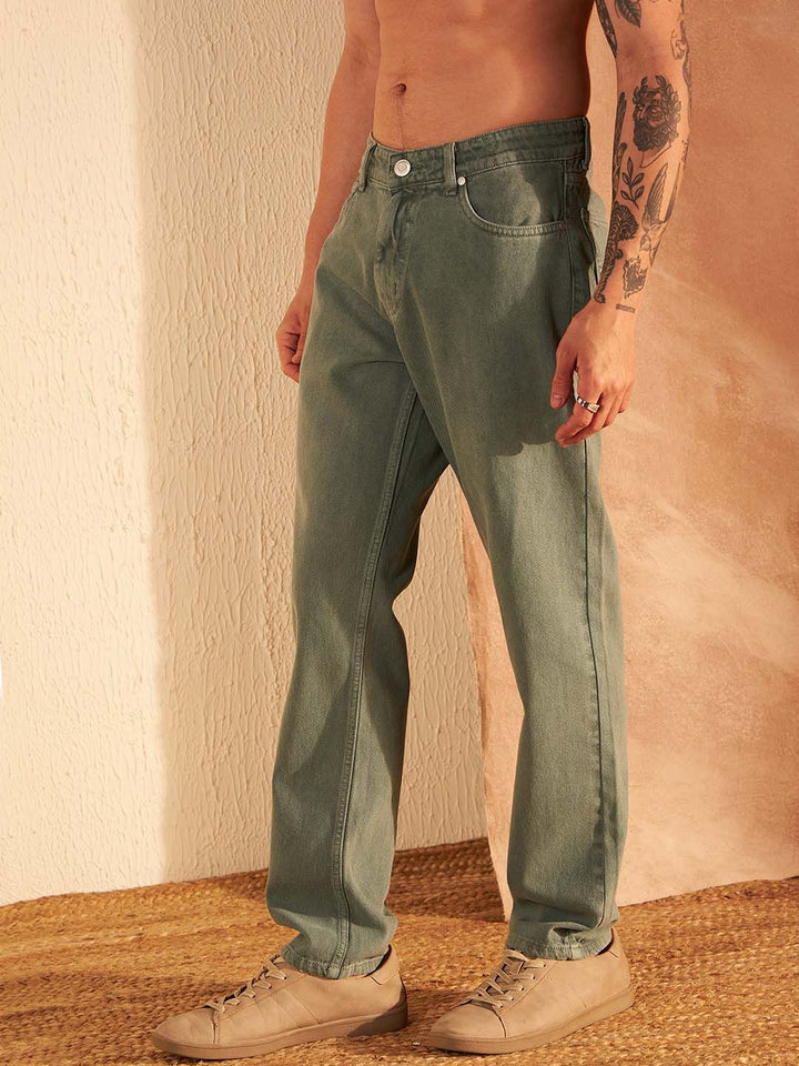 DENNISON Men Comfort Baggy Fit Non Stretchable Cotton Jeans