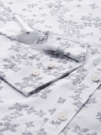 Being Human Classic Slim Fit Floral Printed Casual Shirt