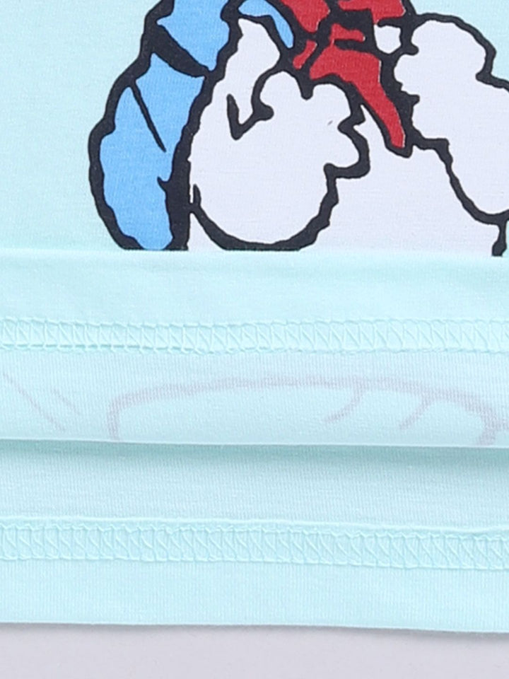 Happy Faces Boys Snoopy Printed Pure Cotton T-shirt
