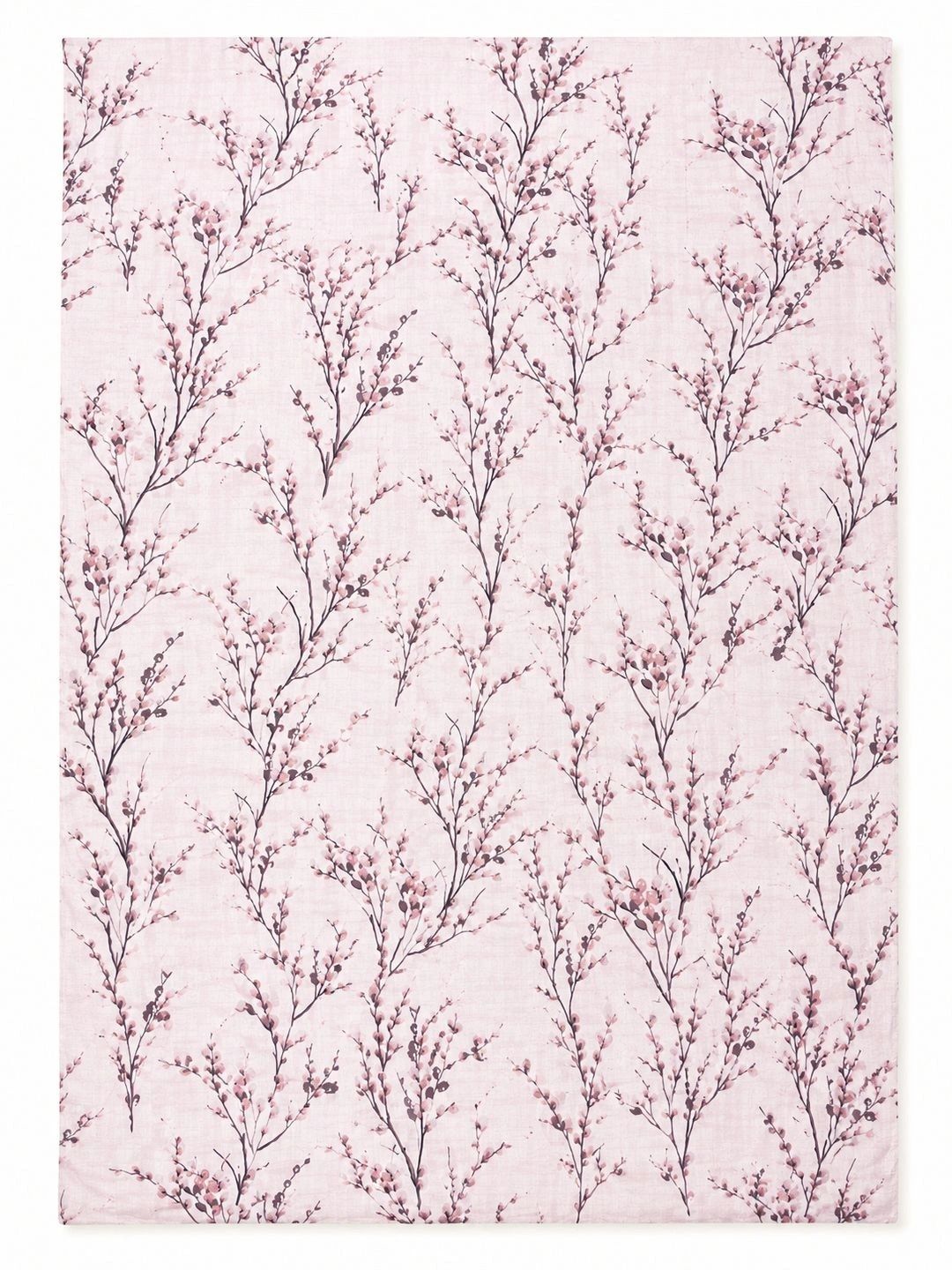 KLOTTHE Cream-Coloured Floral 300 TC King Bedsheet with 2 Pillow Covers