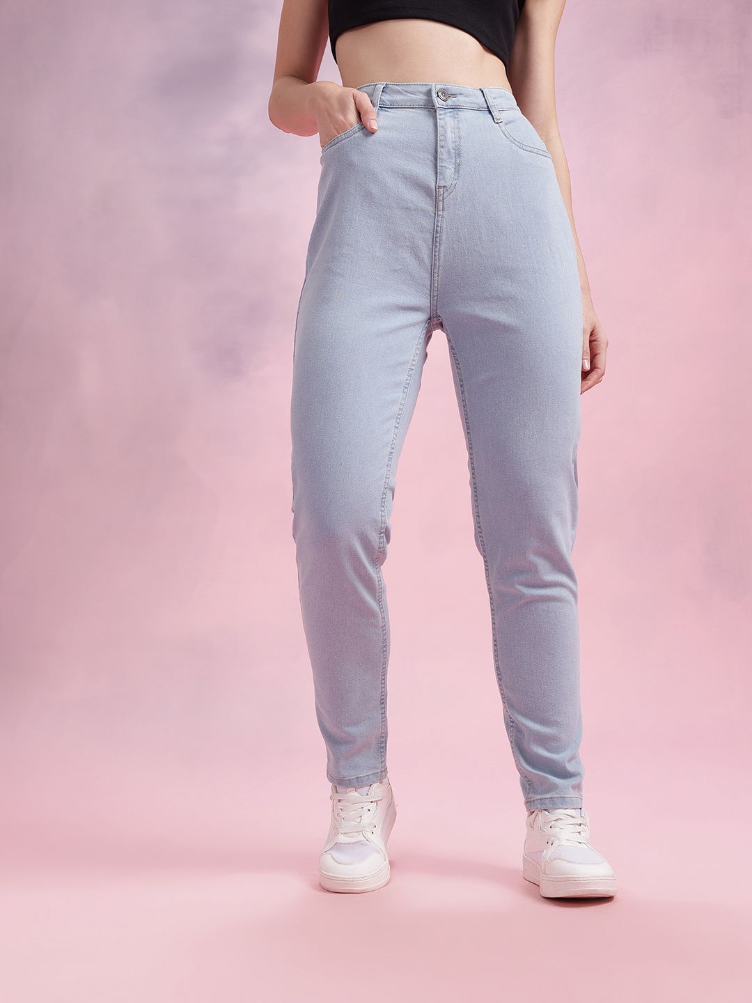DressBerry Women Mom Fit Jeans