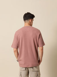 Mr Bowerbird Self Design Liberal Fit Pure Cotton Casual T-shirt