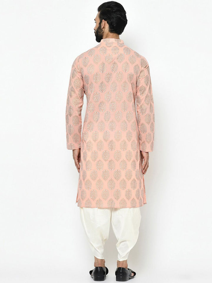 KISAH Men Printed Regular Fit Ethnic Motifs Kurta