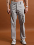 HIGHLANDER Men Cotton Mid-Rise Cargos Trouser