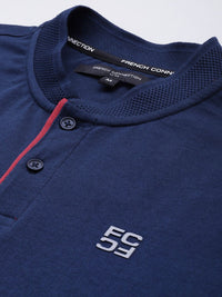 French Connection Henley Neck Pure Cotton T-shirt