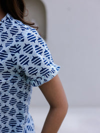 SANSKRUTIHOMES Ethnic Motifs Printed Pure Cotton Night suit