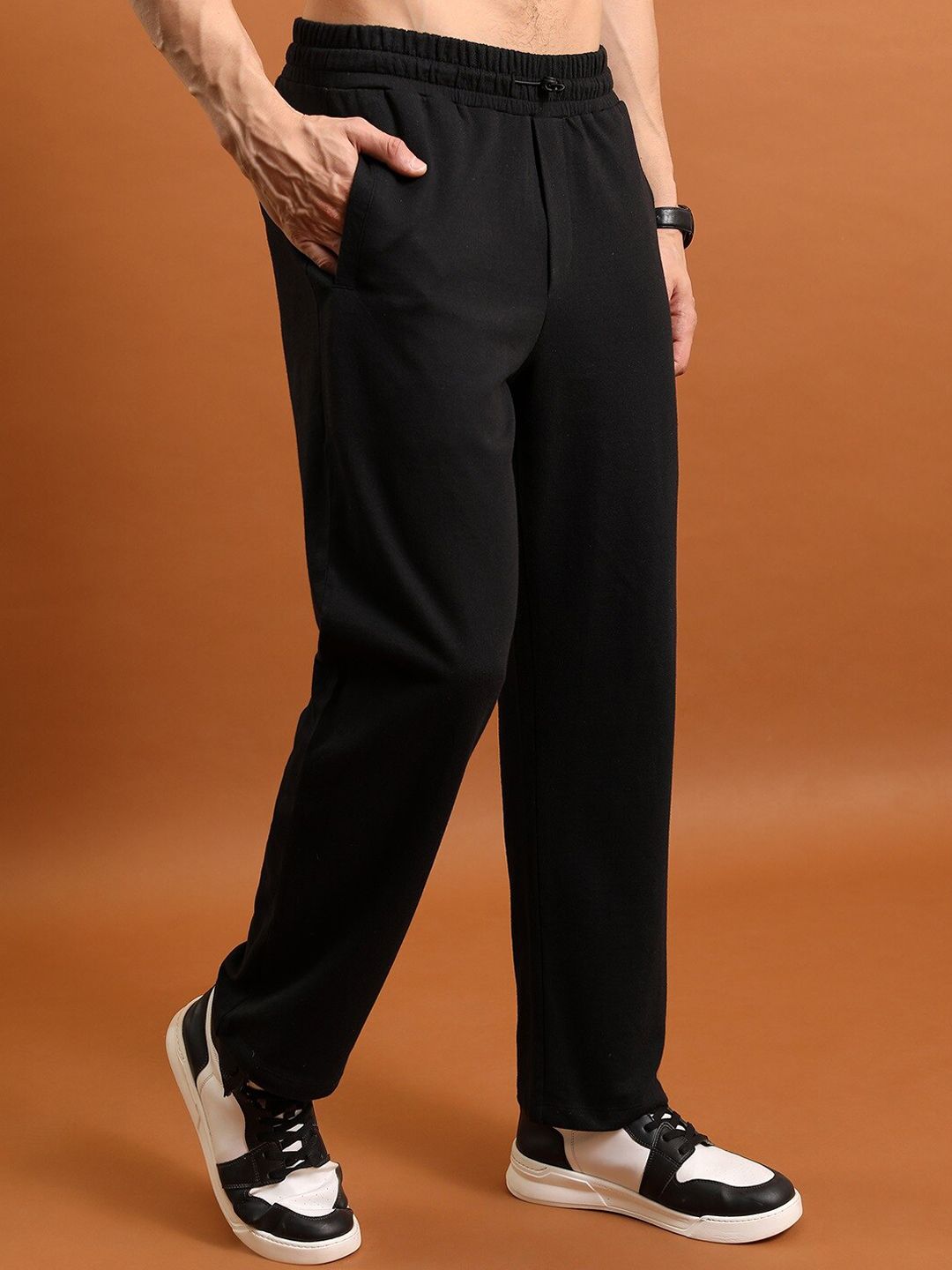 HIGHLANDER Men Relaxed-Fit Mid-Rise Track Pant