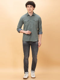 Being Human Men Slim Fit Opaque Casual Shirt