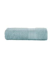 MYTRIDENT Blue Solid 500 GSM Pure Cotton Bath Towel