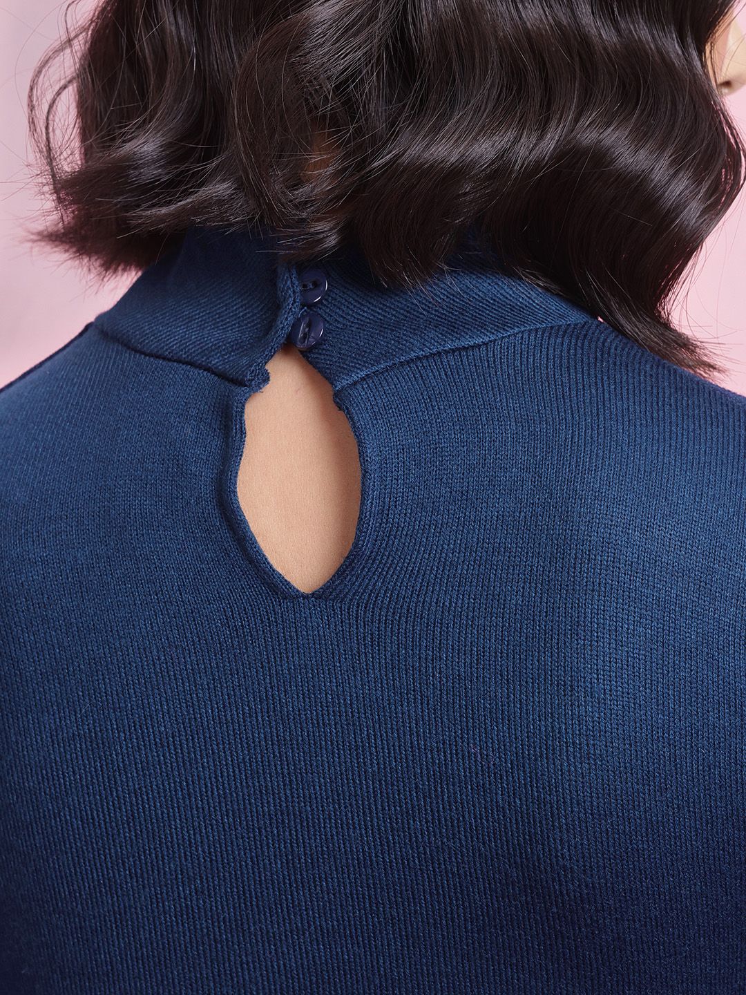 DressBerry High Neck Acrylic Top