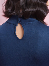 DressBerry High Neck Acrylic Top