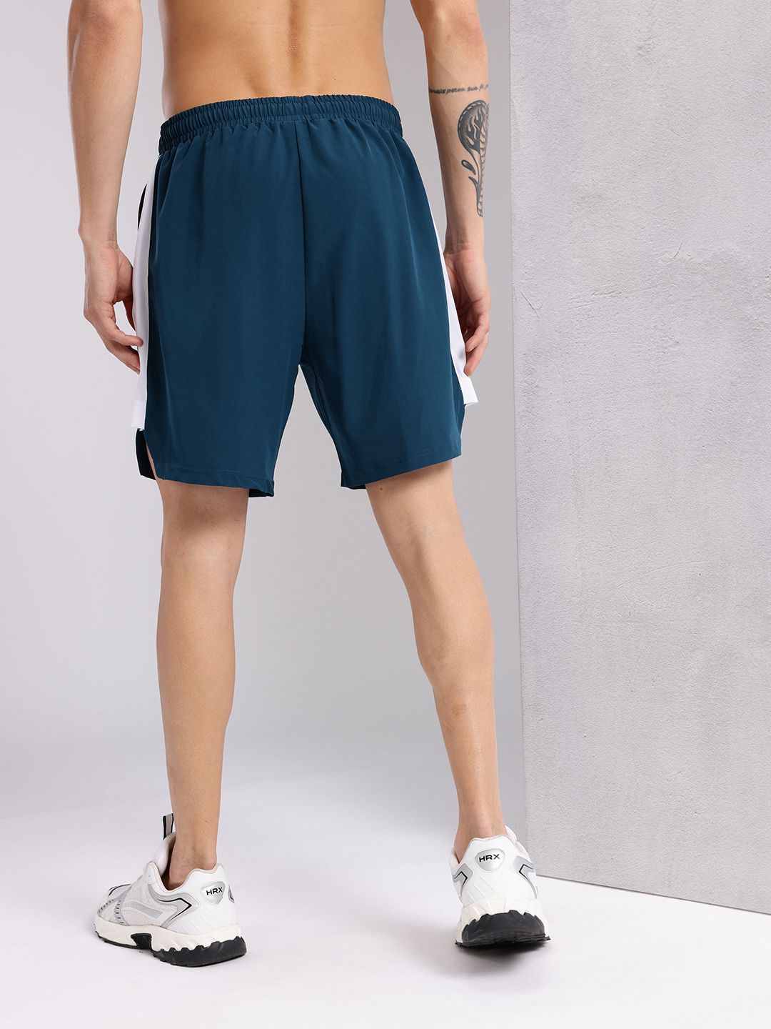 HRX by Hrithik Roshan Men Brand Logo Printed Mid-Rise Training Shorts