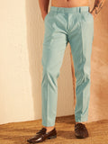 DENNISON Men Smart Tapered Fit Easy Wash Trousers