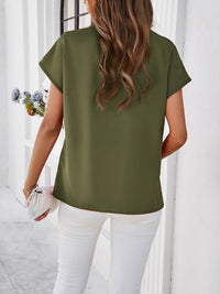 all about you V-Neck Extended Sleeves Regular Top