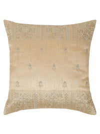 HOSTA HOMES Gold-Toned & Silver-Toned 2 Pieces Ethnic Motifs Square Cushion Covers