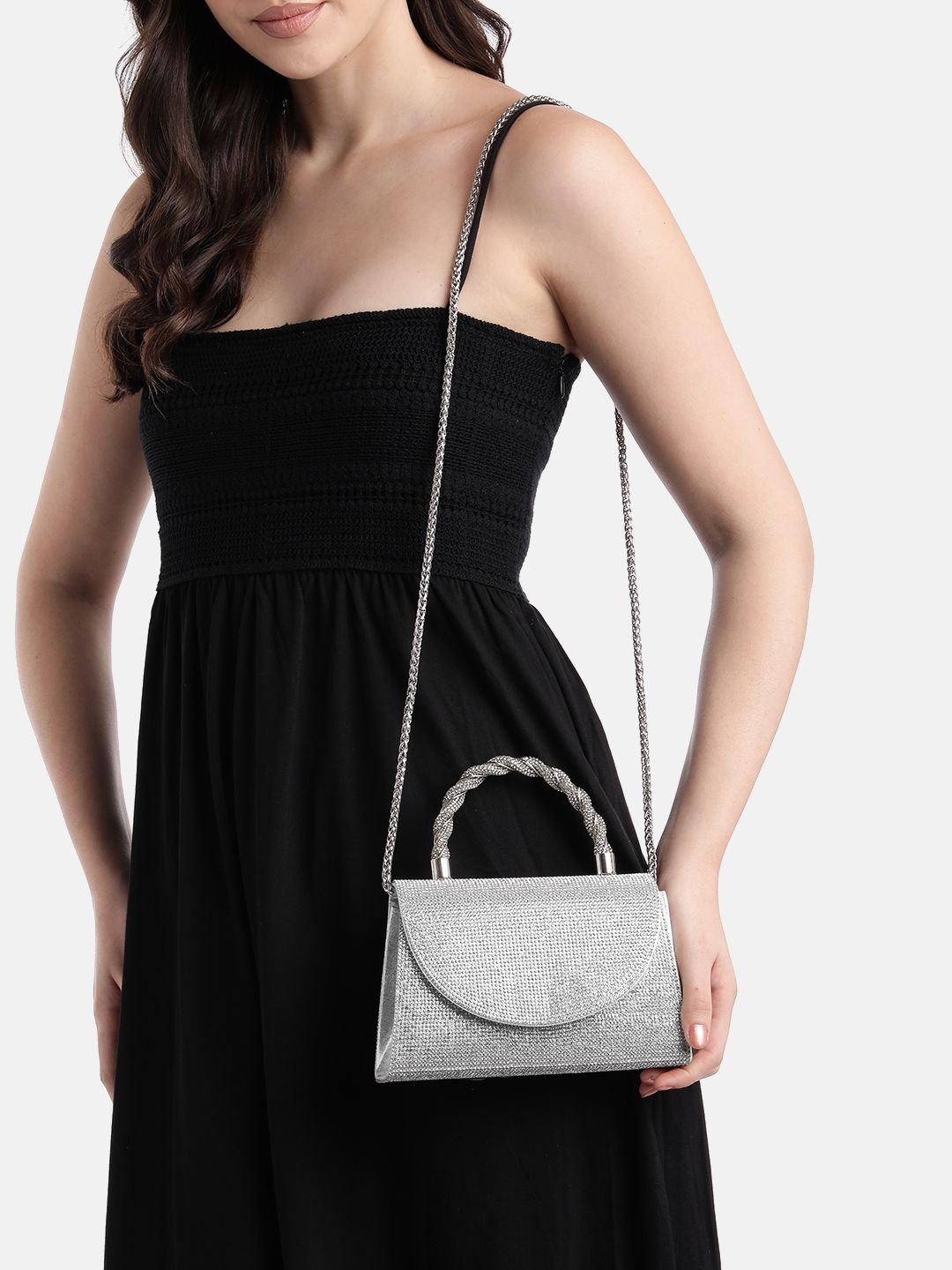 Lino Perros Embellished Envelope Clutch