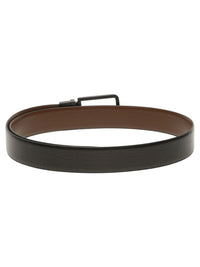 Teakwood Leathers Men Textured Leather Reversible Formal Belt