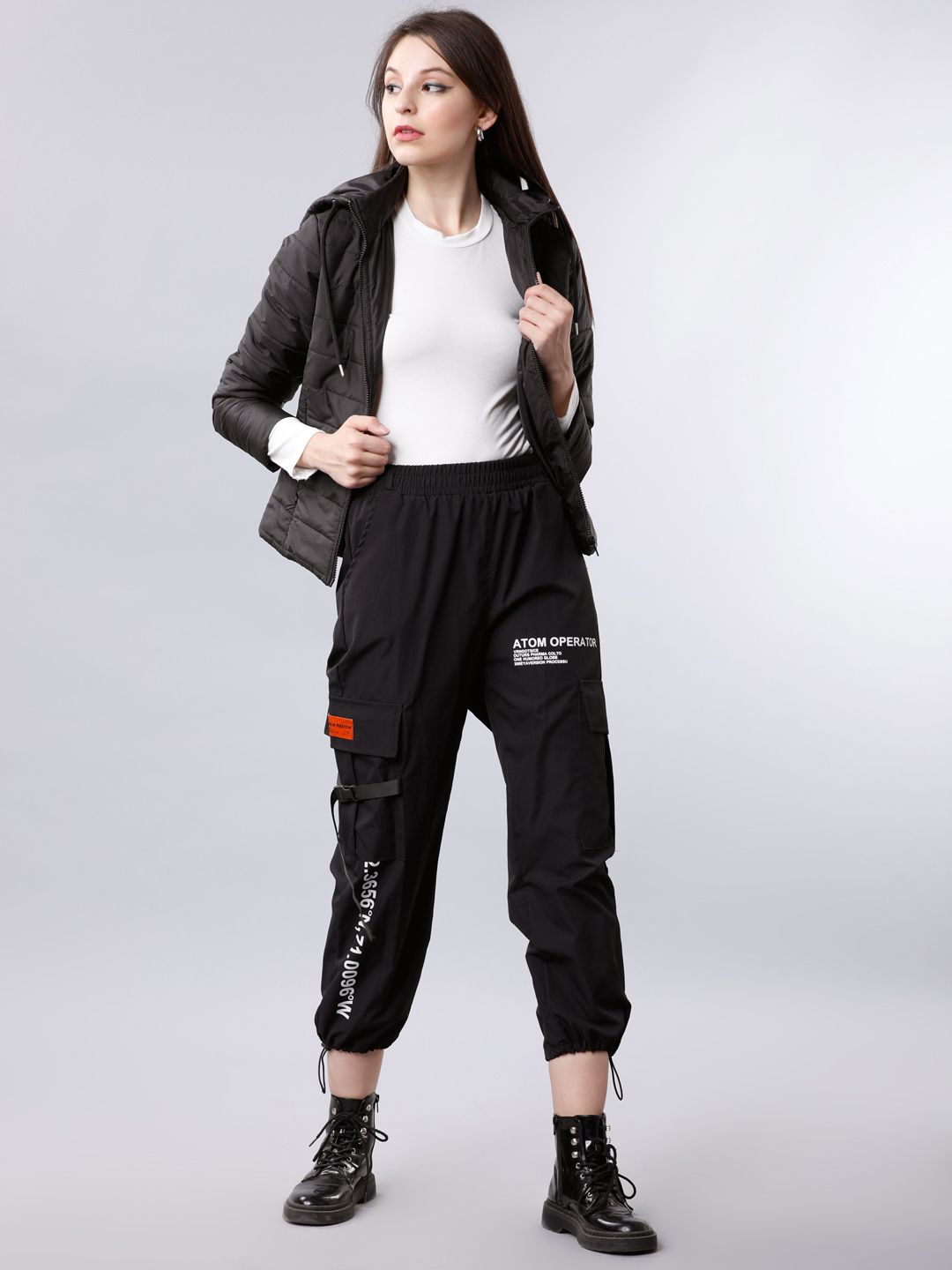 Tokyo Talkies Women Black Solid Jacket