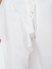 SOJANYA Shirt Collar Curved Hem Pathani Kurta with Salwar