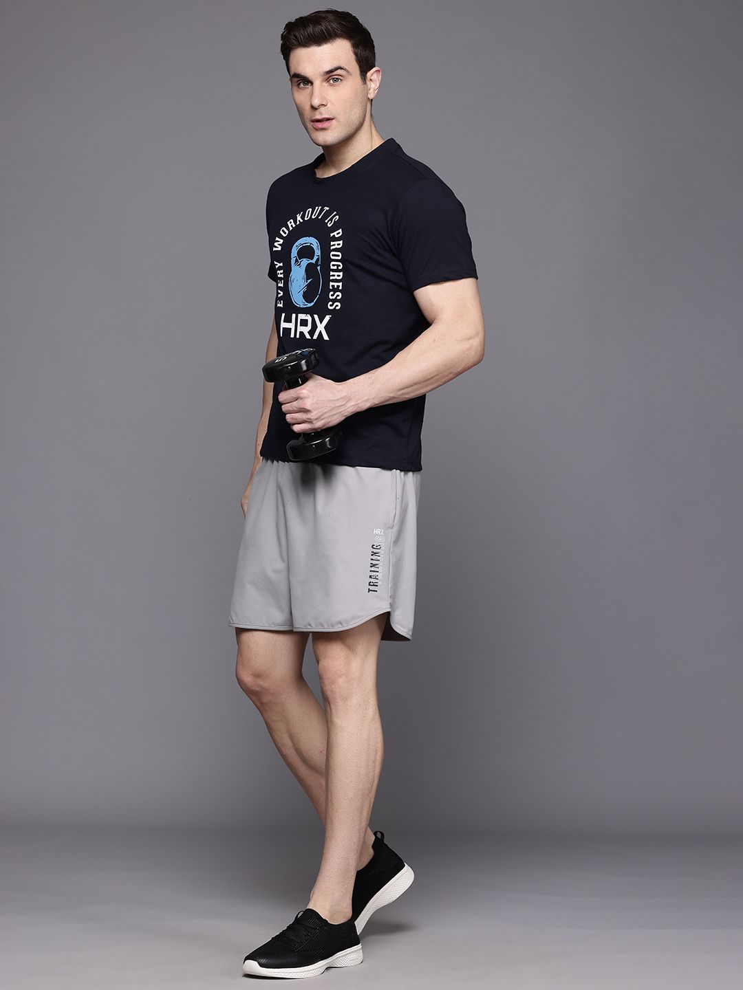HRX by Hrithik Roshan Rapid-Dry Printed Training T-shirt