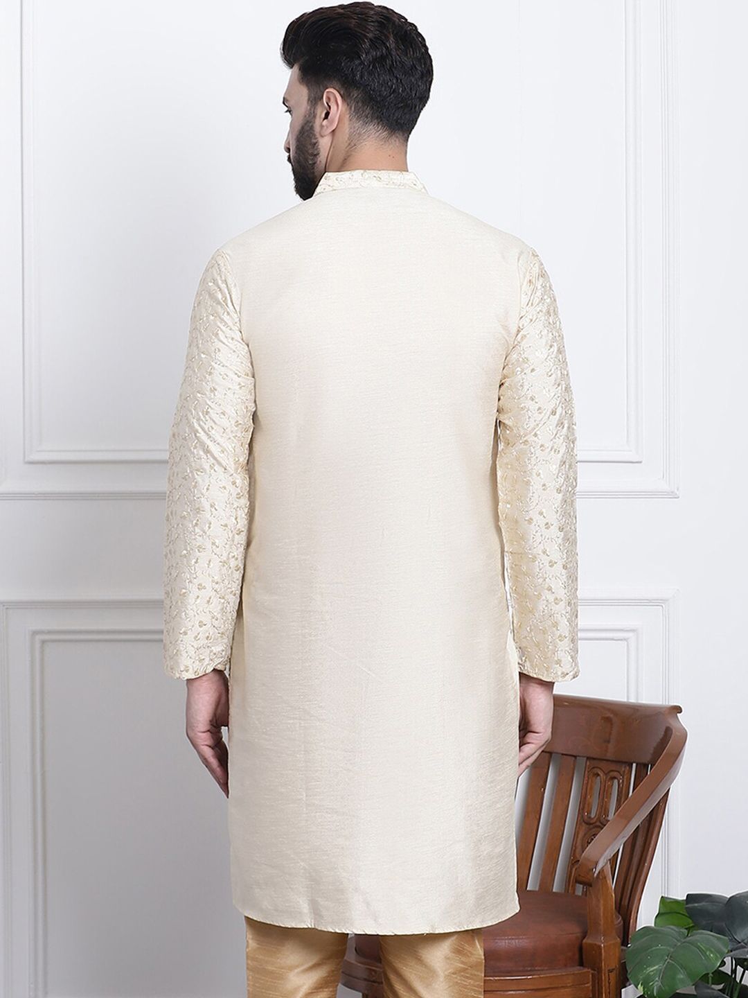 SOJANYA Kurta Lurus Sulam Bunga