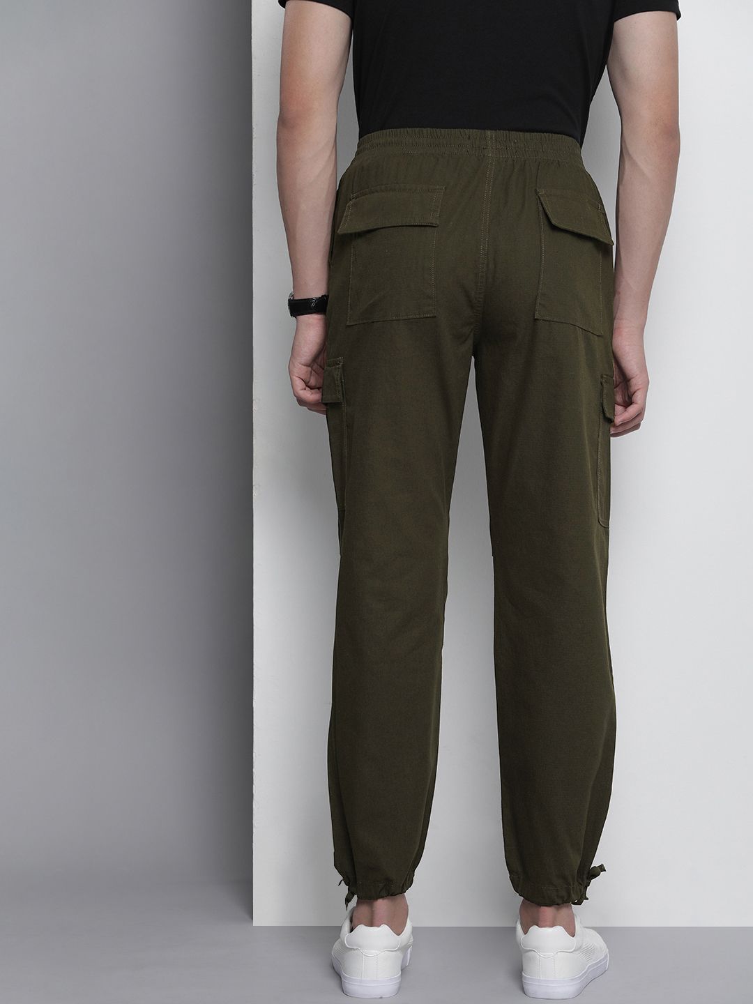 The Indian Garage Co Loose Fit Cargos Trousers