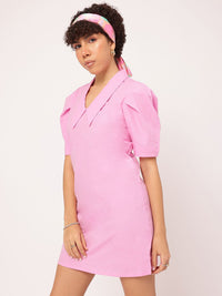 DressBerry Blush & Bold Sheath Mini Dress