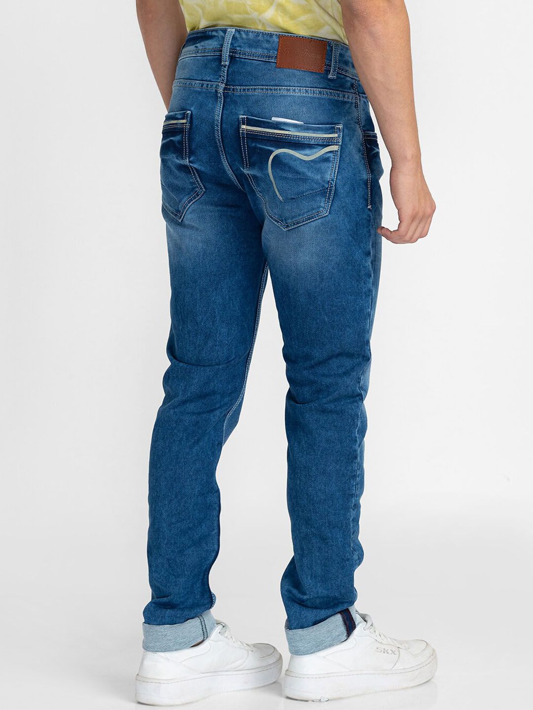 Being Human Men Skinny Fit Light Fade Clean Look Jeans