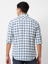 SPYKAR Checked Slim Fit Cotton Casual Shirt