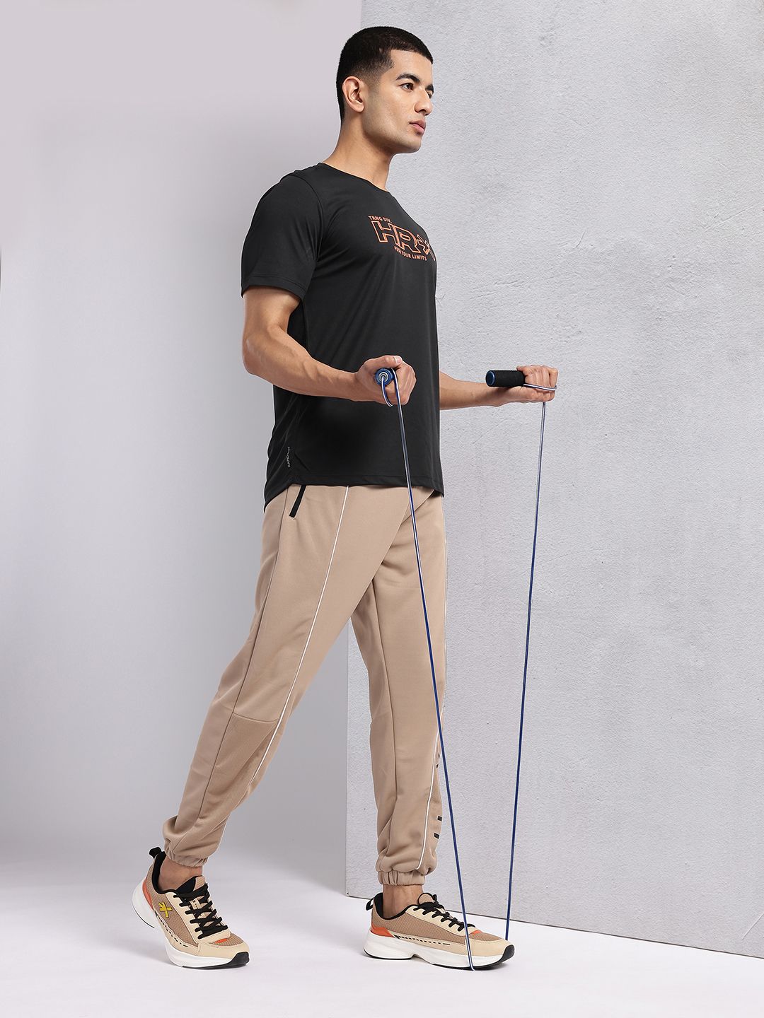 HRX by Hrithik Roshan Brand Logo Printed Rapid-Dry Training T-shirt