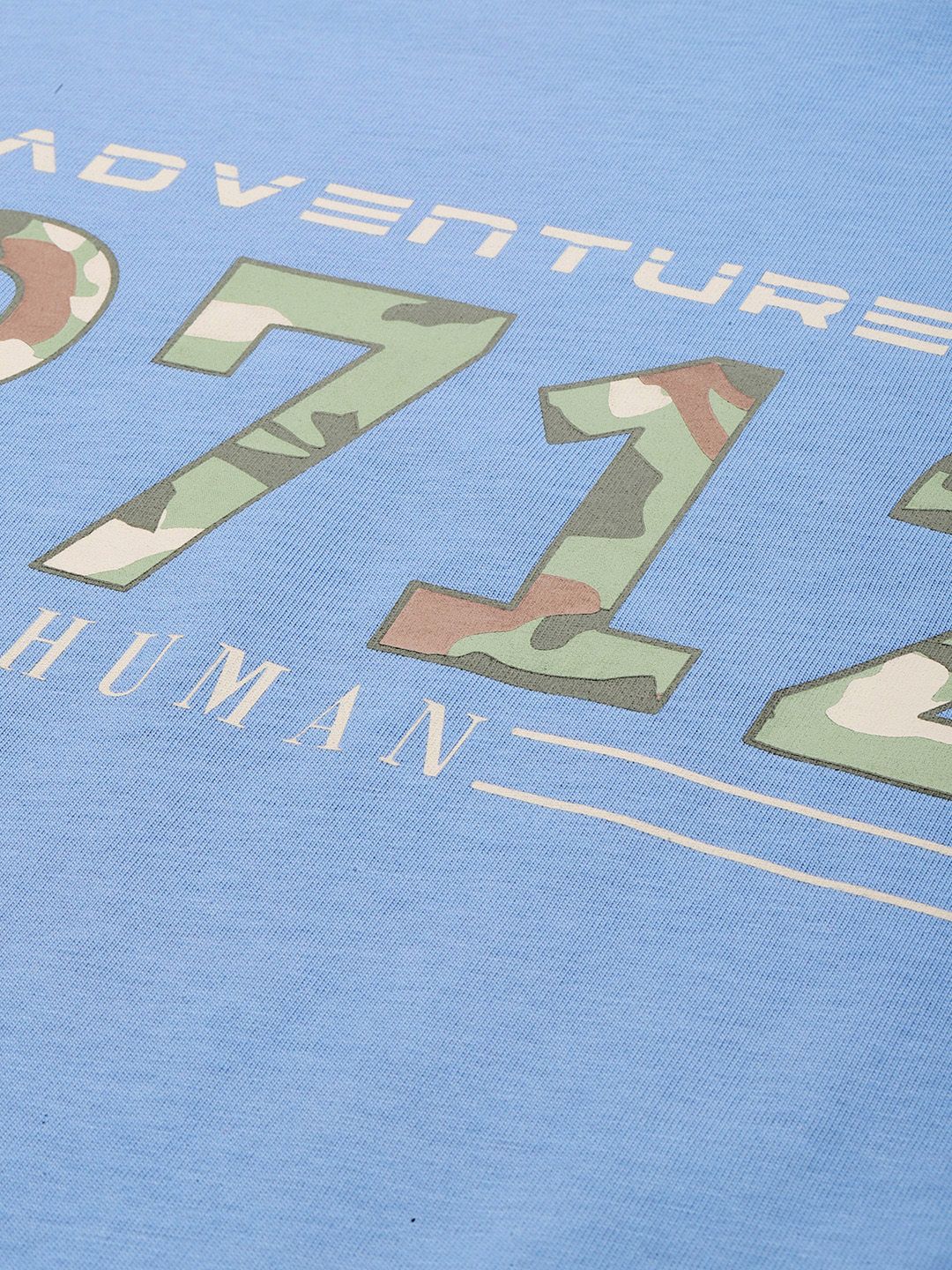 Being Human Typography Printed Pure Cotton Slim Fit T-shirt