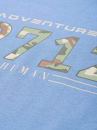 Being Human Typography Printed Pure Cotton Slim Fit T-shirt
