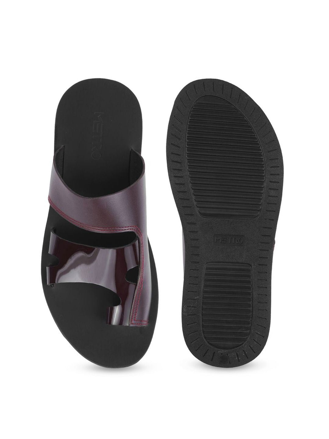 Metro Men Leather Comfort Sandals
