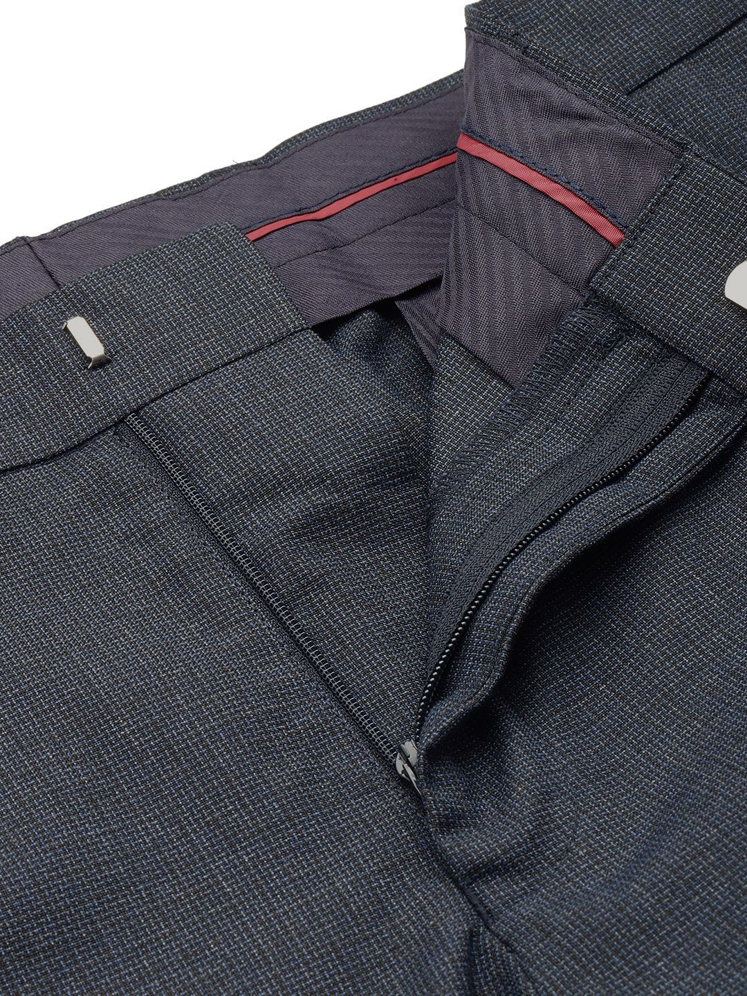 Park Avenue Men Textured Formal Trousers