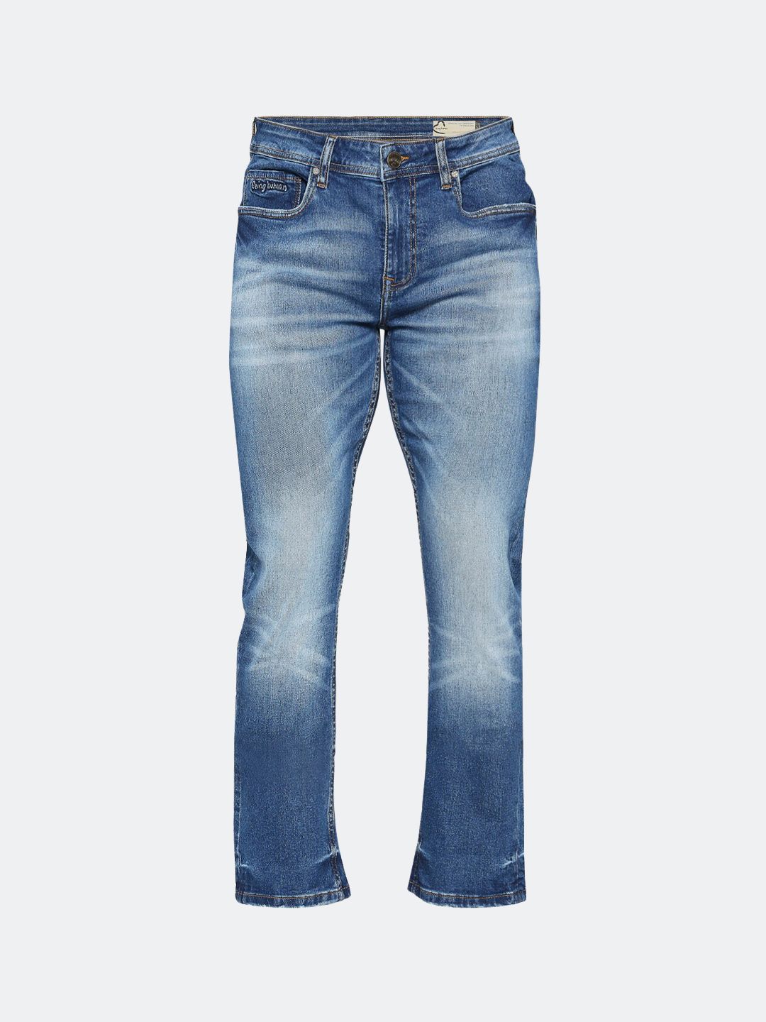 Being Human Men Clean Look Mid-Rise Heavy Fade Jeans