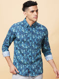 Being Human Men Slim Fit Floral Opaque Printed Casual Shirt