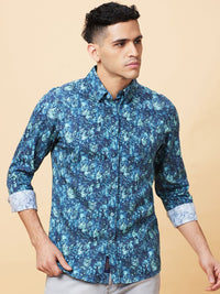 Being Human Men Slim Fit Floral Opaque Printed Casual Shirt