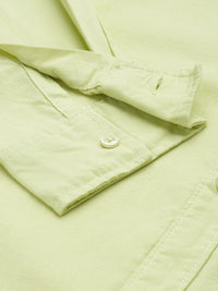 The Indian Garage Co Men Green Solid Casual Shirt