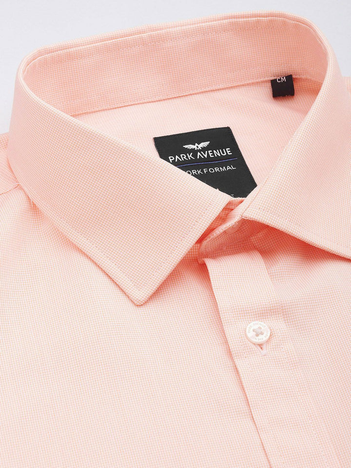Park Avenue Slim Fit Textured Formal Shirt