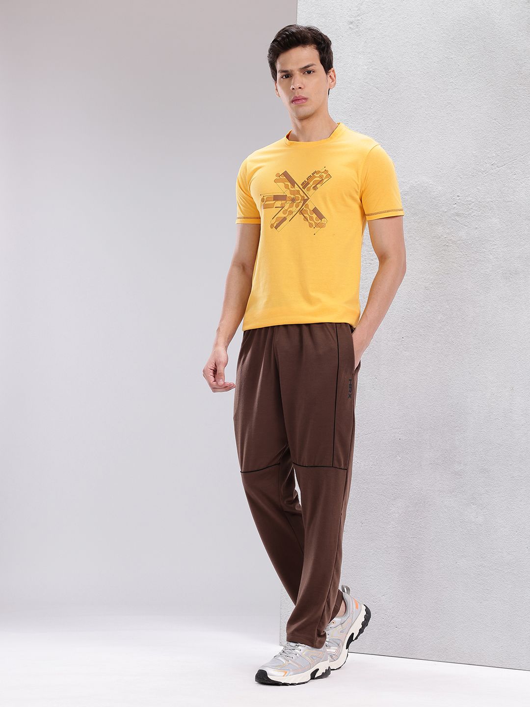 HRX by Hrithik Roshan Brand Logo Print Lifestyle T-shirt