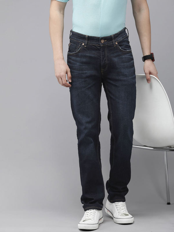 SPYKAR Men Rovers Regular Fit Mid-Rise Light Fade Stretchable Jeans