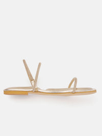 Lino Perros Women Embellished Open Toe Flats