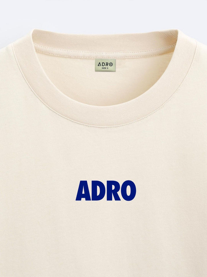 ADRO Men Typography Printed Pockets T-shirt