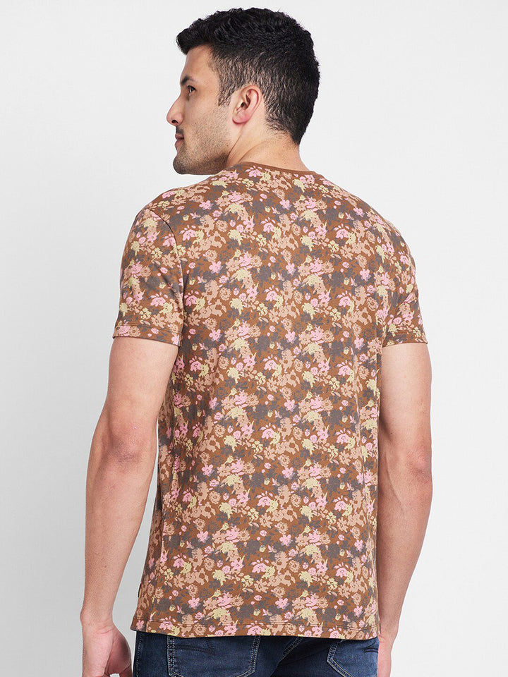 Being Human Floral Printed Round Neck T-shirt
