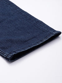 Menjadi Lelaki Manusia Slim Sesuai Cahaya Pudar Seluar Jeans
