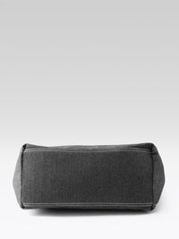 Lino Perros Denim Structured Shoulder Bag