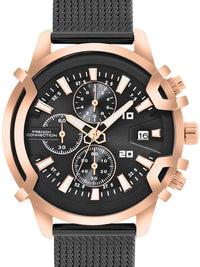 French Connection Men Dial & Stainless Steel Bracelet Style Straps Analogue Watch FCH003BM